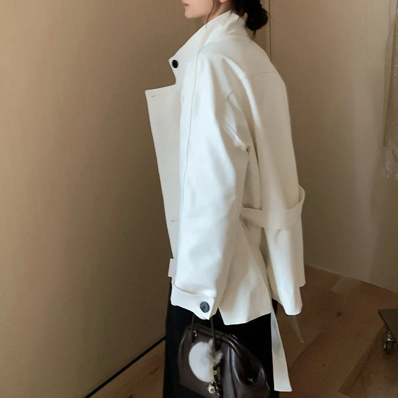 Damen ModischeOversized Übergangsjacke Drune