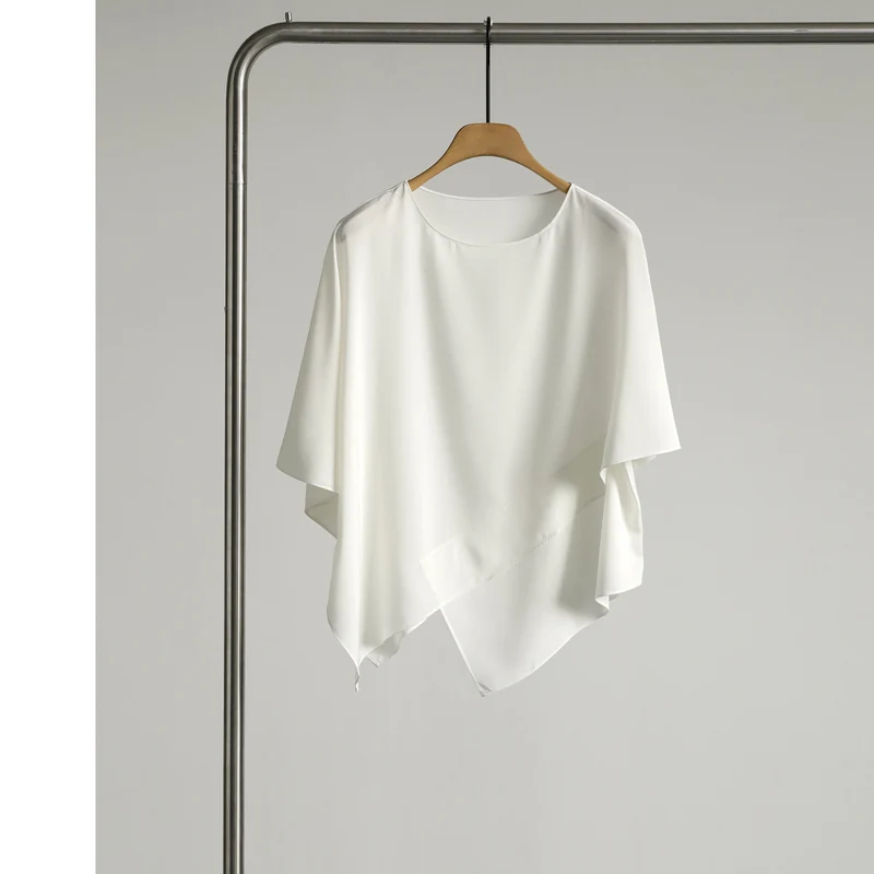 Damen Modische Wickelbluse Drune