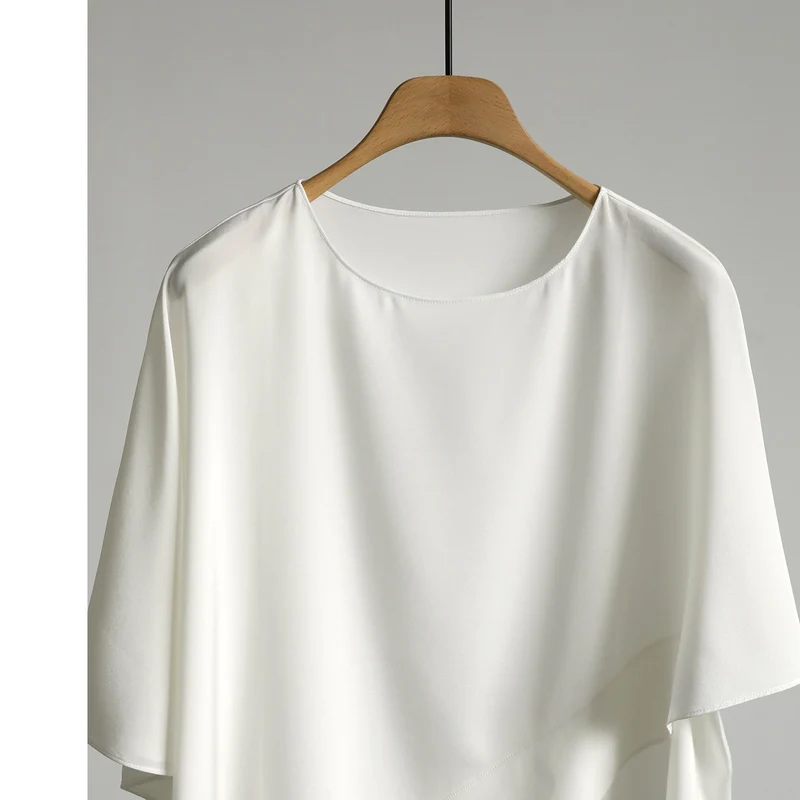 Damen Modische Wickelbluse Drune