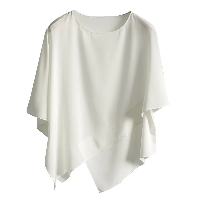 Damen Modische Wickelbluse Drune