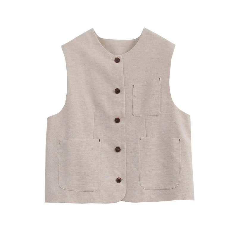 Damen Modische Weste Drune