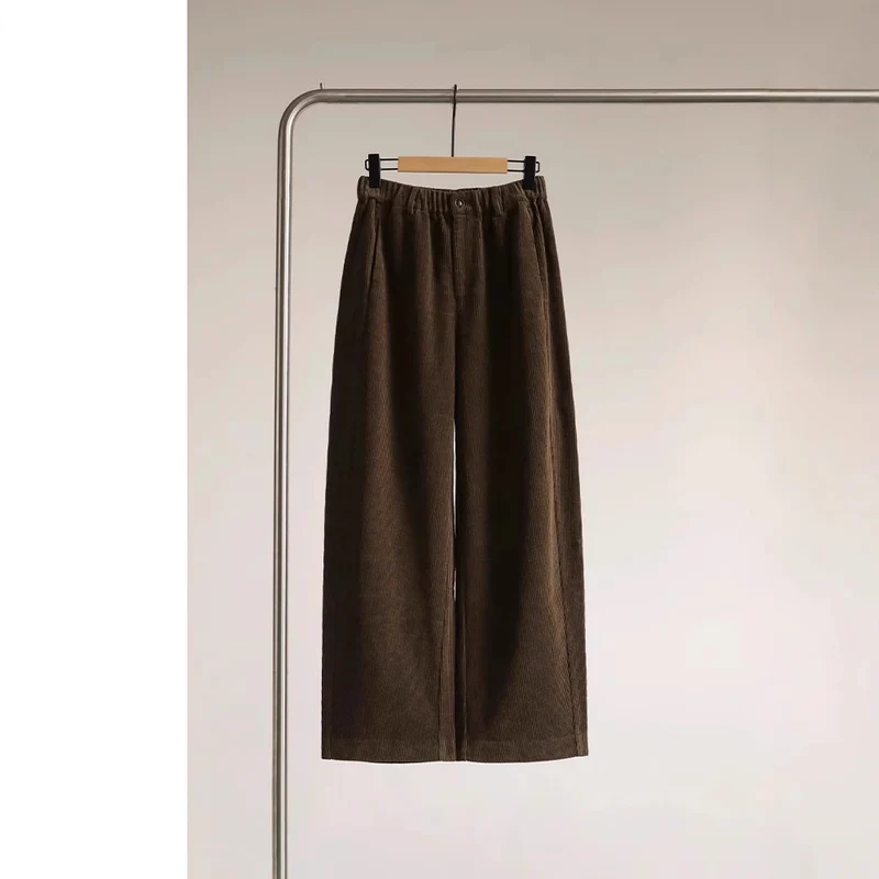 Damen Modische, weite Cordhose Drune