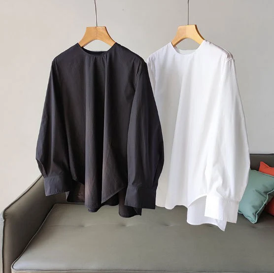 Damen Modische, weit geschnittene Bluse Drune