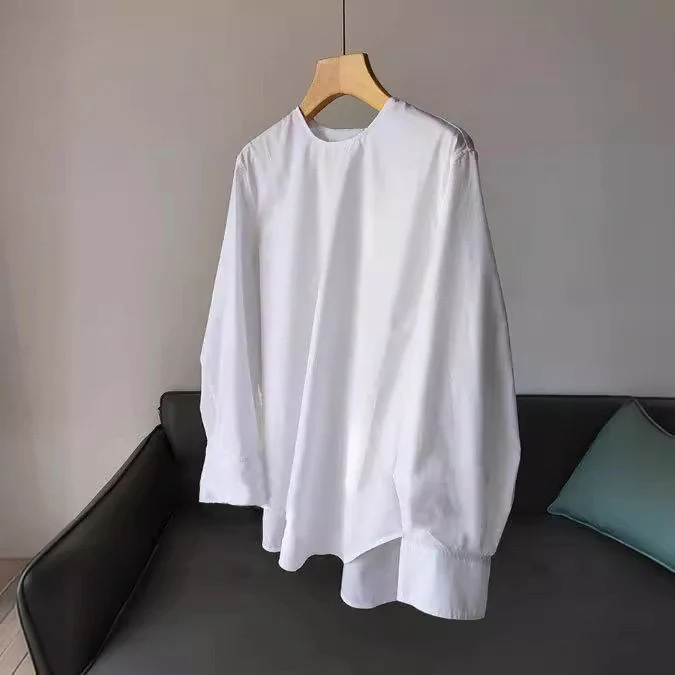 Damen Modische, weit geschnittene Bluse Drune