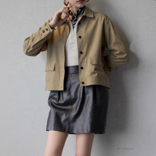 Damen Modische Utility-Jacke mit vielseitigem Design Drune