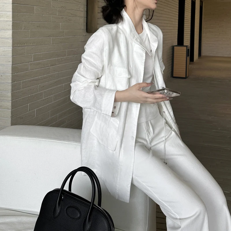 Damen Modische und luftige Sommerjacke Drune