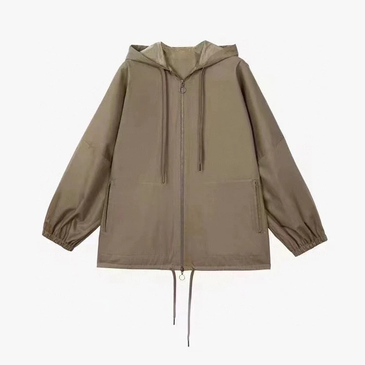 Damen Modische und lässige Übergangsjacke Drune
