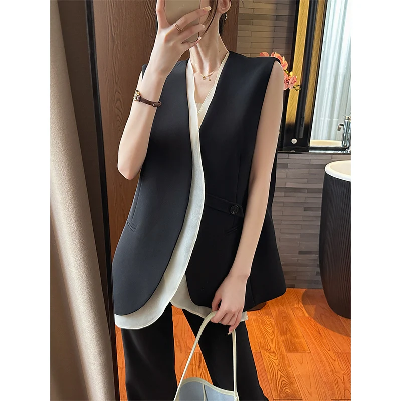 Damen Modische und elegante Weste Drune