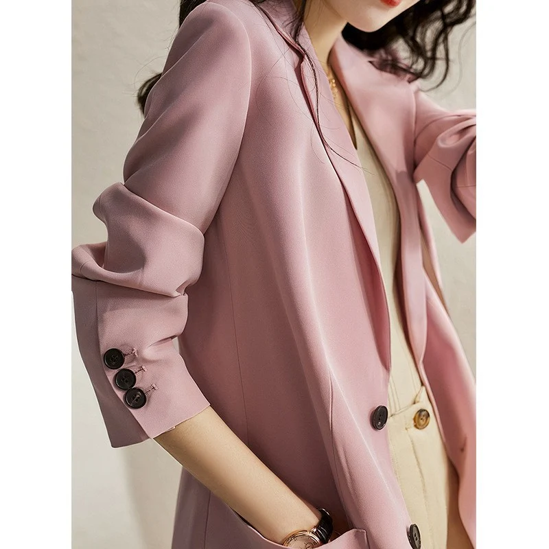 Damen Modische und elegante Blazerjacke Drune