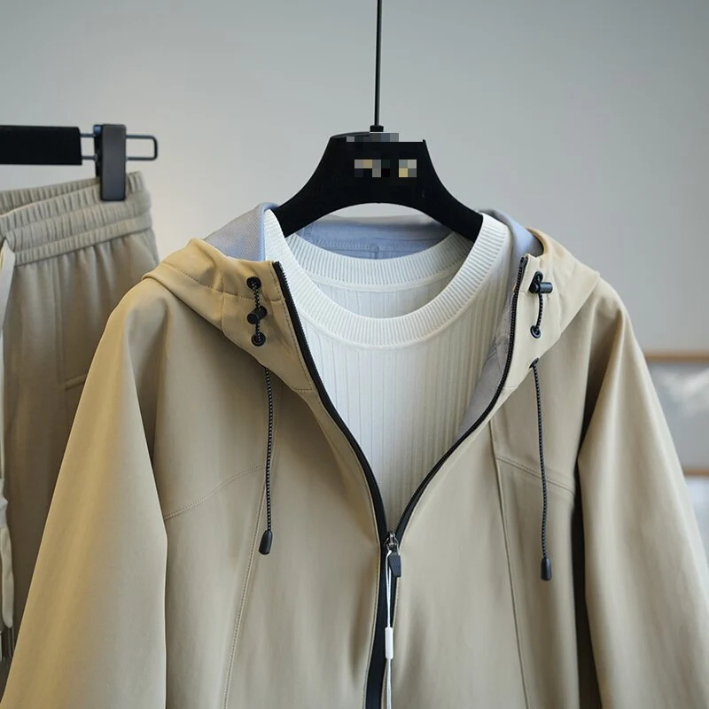 Damen Modische Übergangsjacke mit Stehkragen und praktischen Taschen Drune