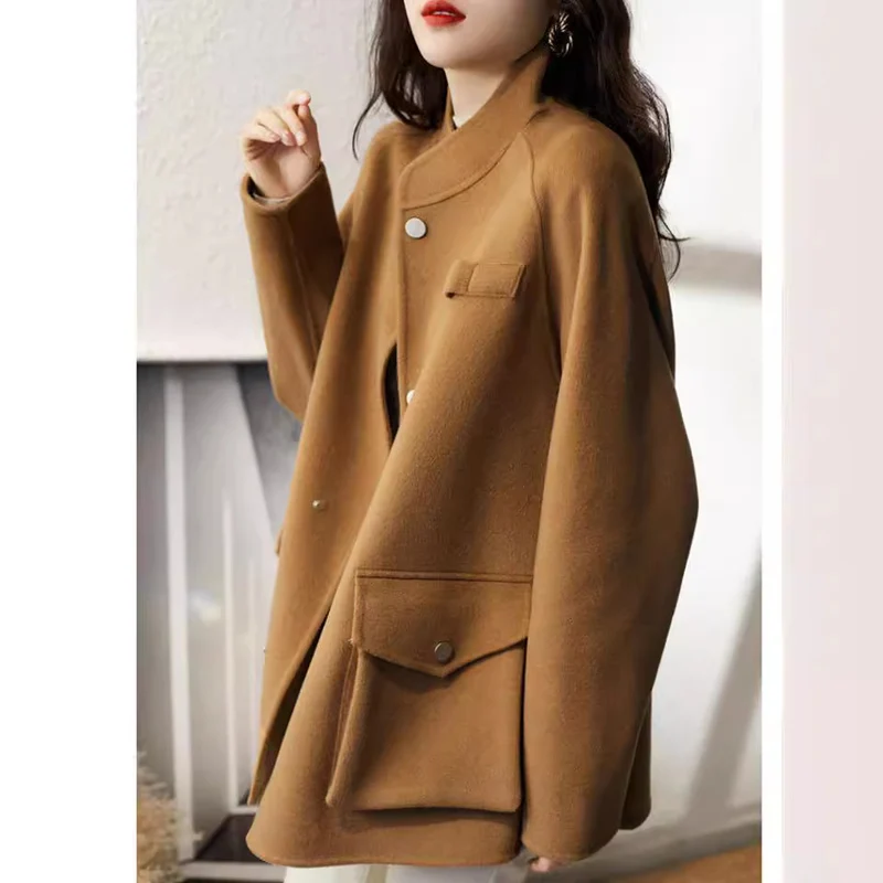 Damen modische Übergangsjacke mit praktischen Taschen Drune