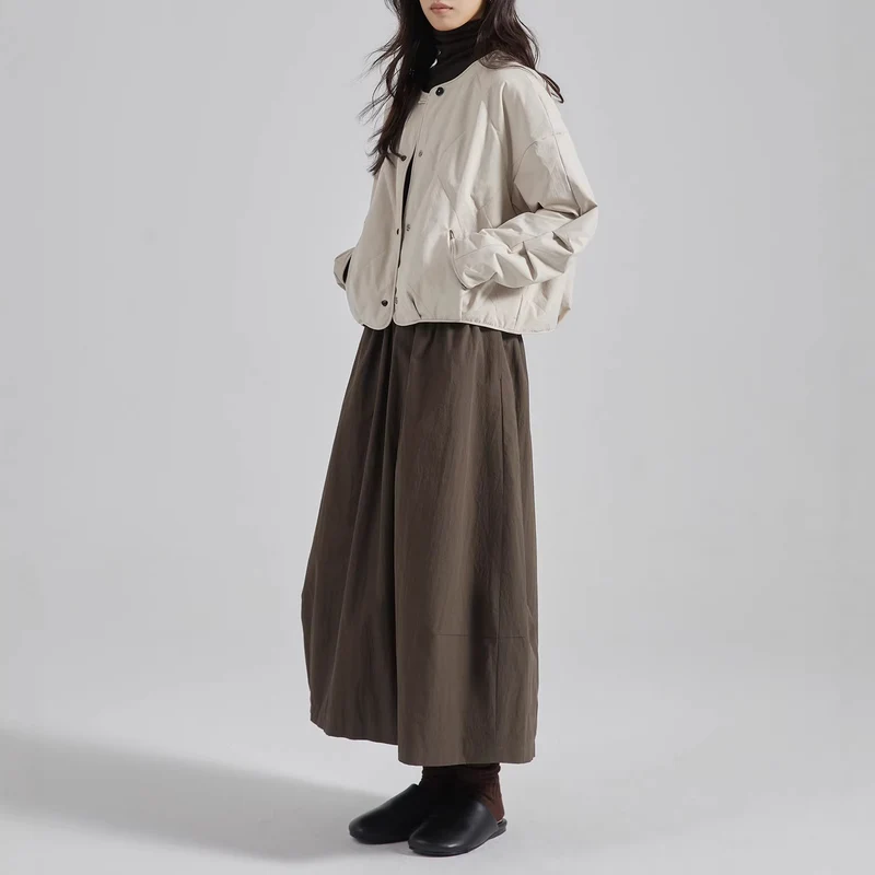 Damen Modische Übergangsjacke mit lässigem Schnitt Drune