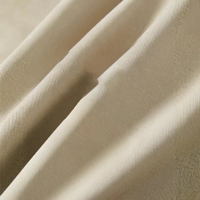 Damen Modische Übergangsjacke mit Kontrastkragen Drune