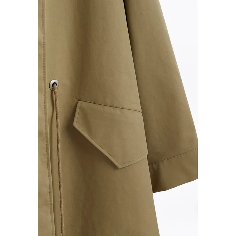 Damen Modische Übergangsjacke mit hohem Kragen Drune 1789268979