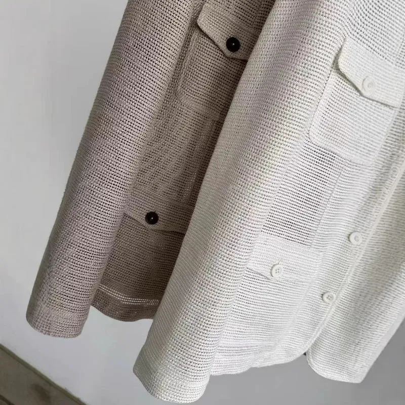 Damen Modische Sommerjacke aus leichtem Gewebe Drune