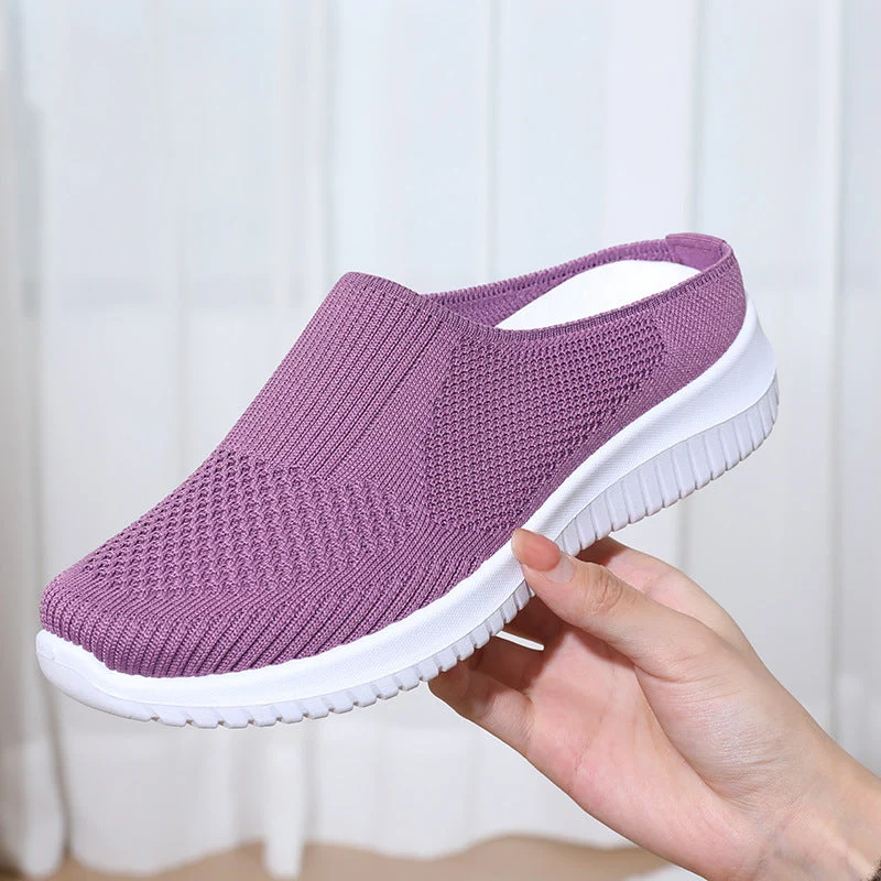 Damen bequeme und atmungsaktive Slip-On Sneaker Drune