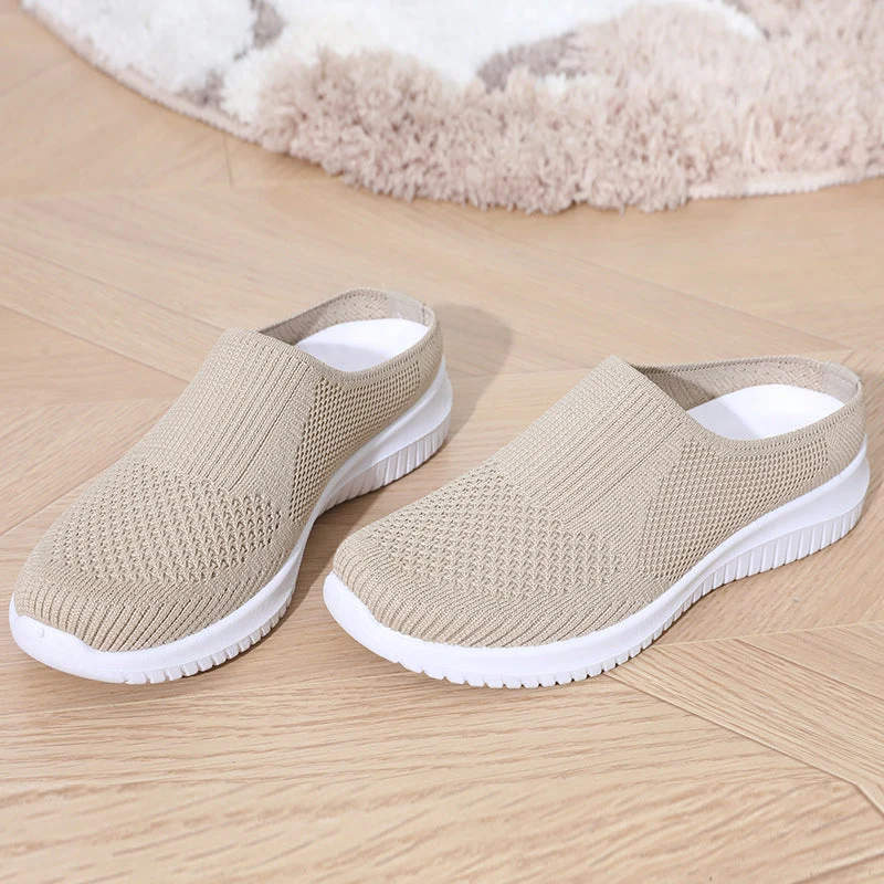 Damen bequeme und atmungsaktive Slip-On Sneaker Drune