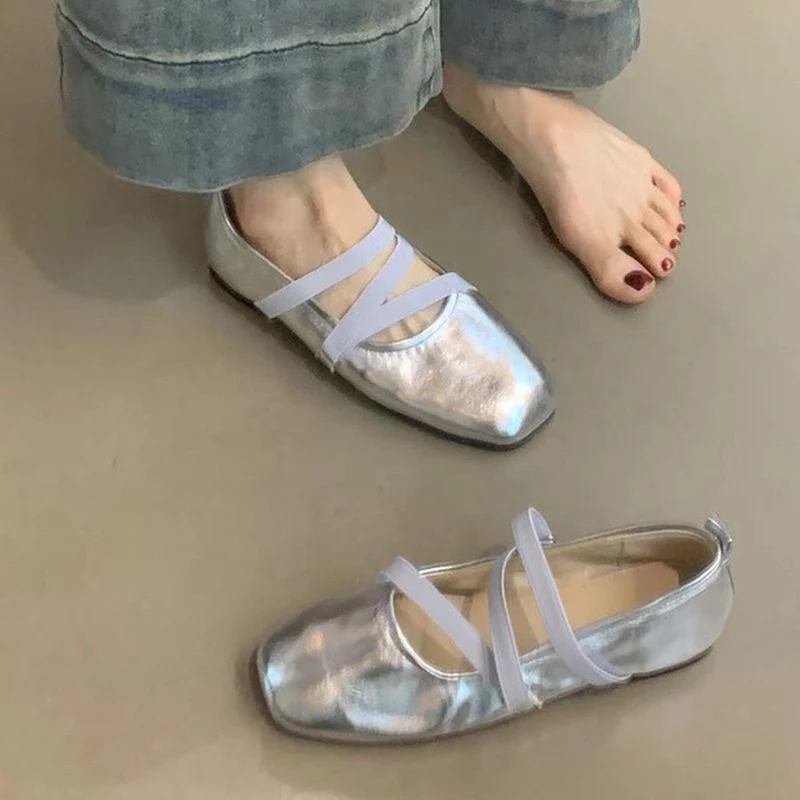 Damen Ballerinas mit modernem Riemchendesign und komfortabler Sohle Drune