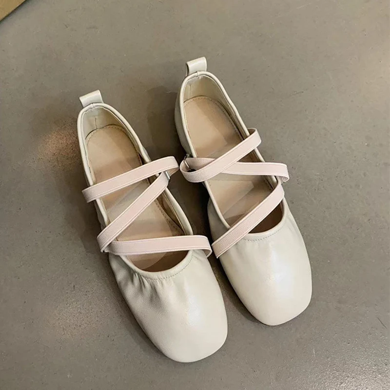 Damen Ballerinas mit modernem Riemchendesign und komfortabler Sohle Drune
