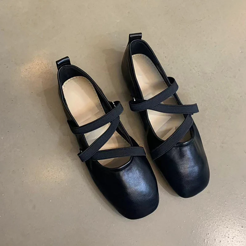 Damen Ballerinas mit modernem Riemchendesign und komfortabler Sohle Drune