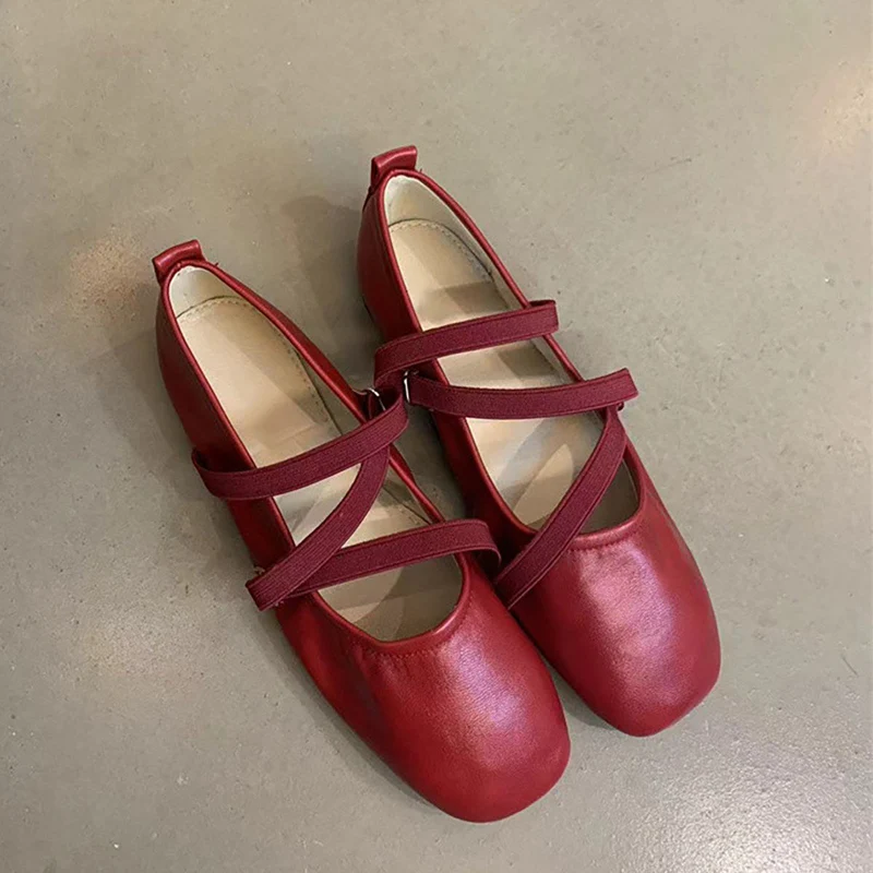 Damen Ballerinas mit modernem Riemchendesign und komfortabler Sohle Drune