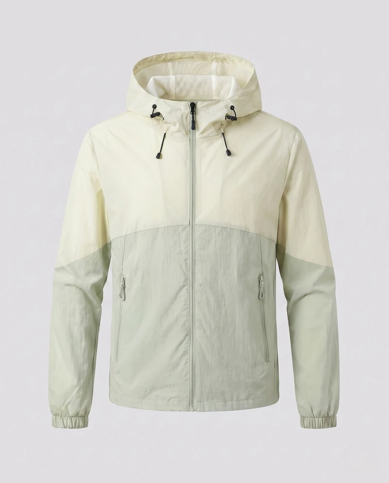 Damen leichte Funktionsjacke mit verstellbarer Kapuze und praktischen Taschen Drune