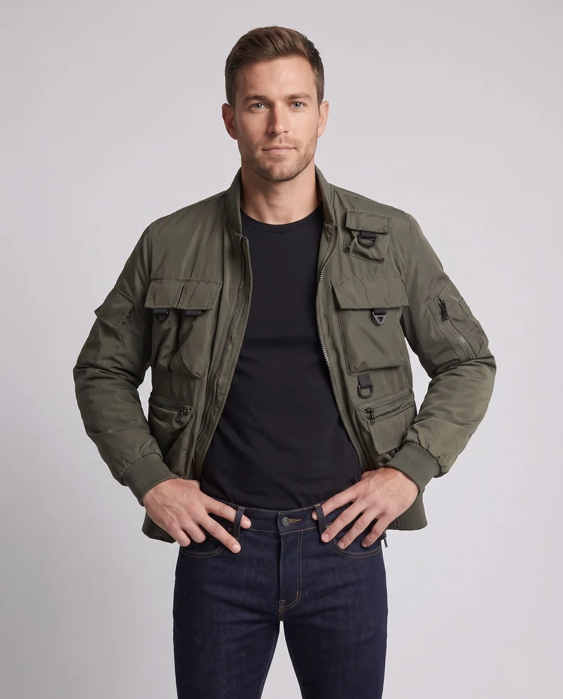 Herren Multifunktionale Utility Jacke Drune