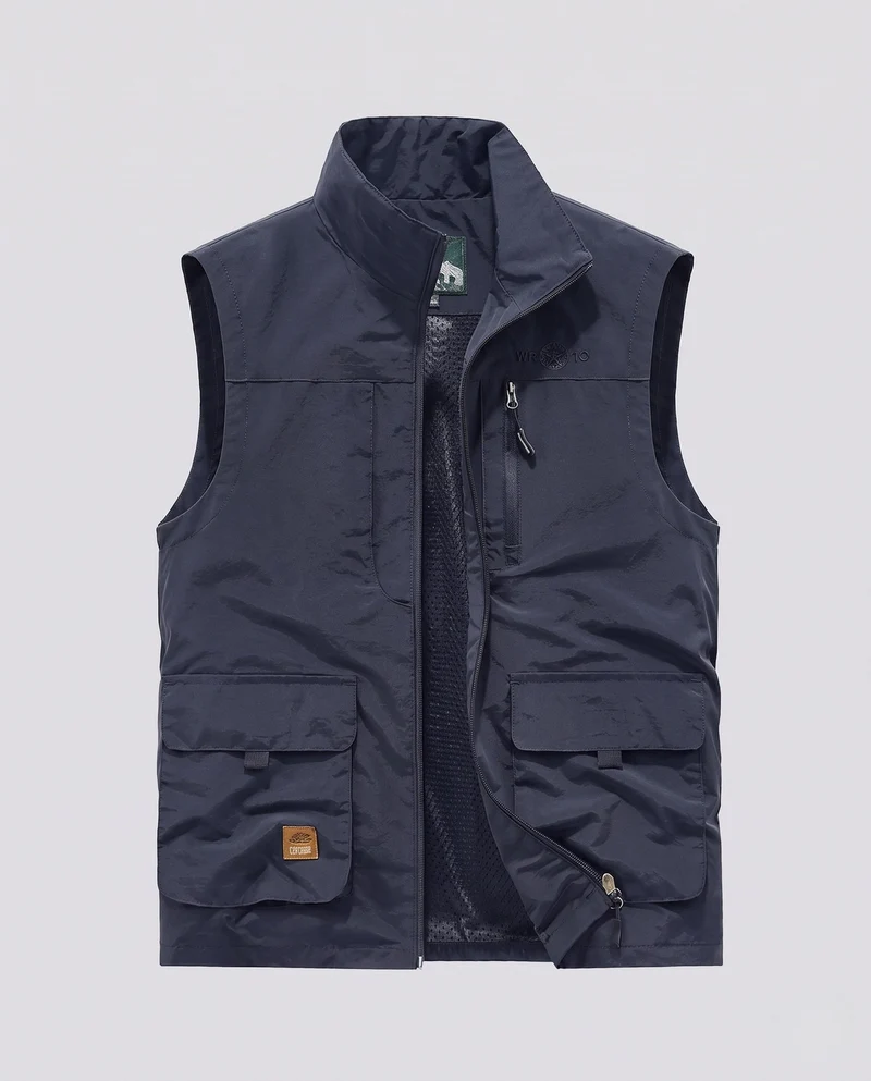 Herren multifunktionale Weste mit vielen Taschen Drune