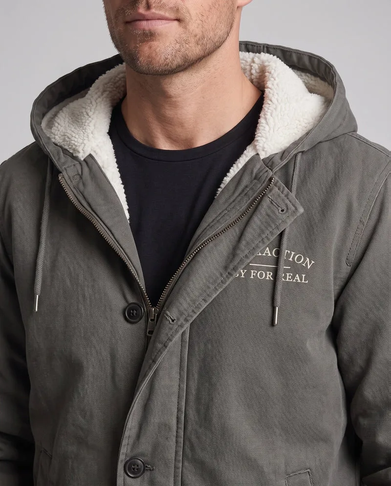 Herren Robuste Übergangsjacke mit Teddyfutter Drune