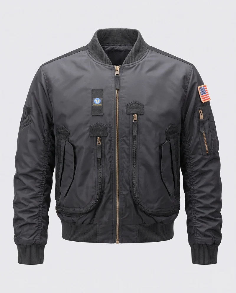 Herren Sportliche Bomberjacke Drune 1787796687