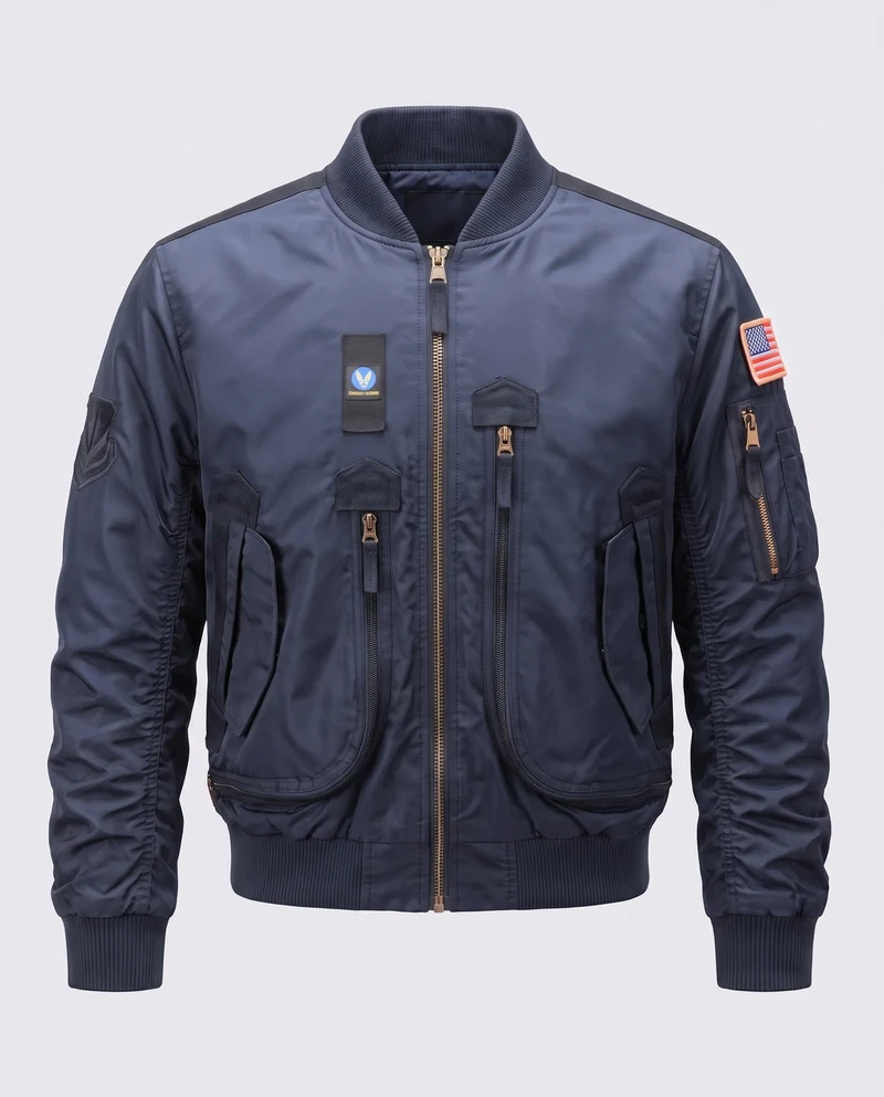 Herren Sportliche Bomberjacke Drune 1787796687