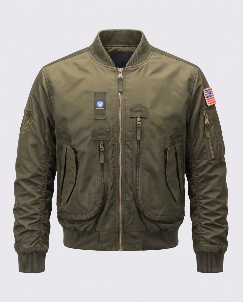 Herren Sportliche Bomberjacke Drune 1787796687
