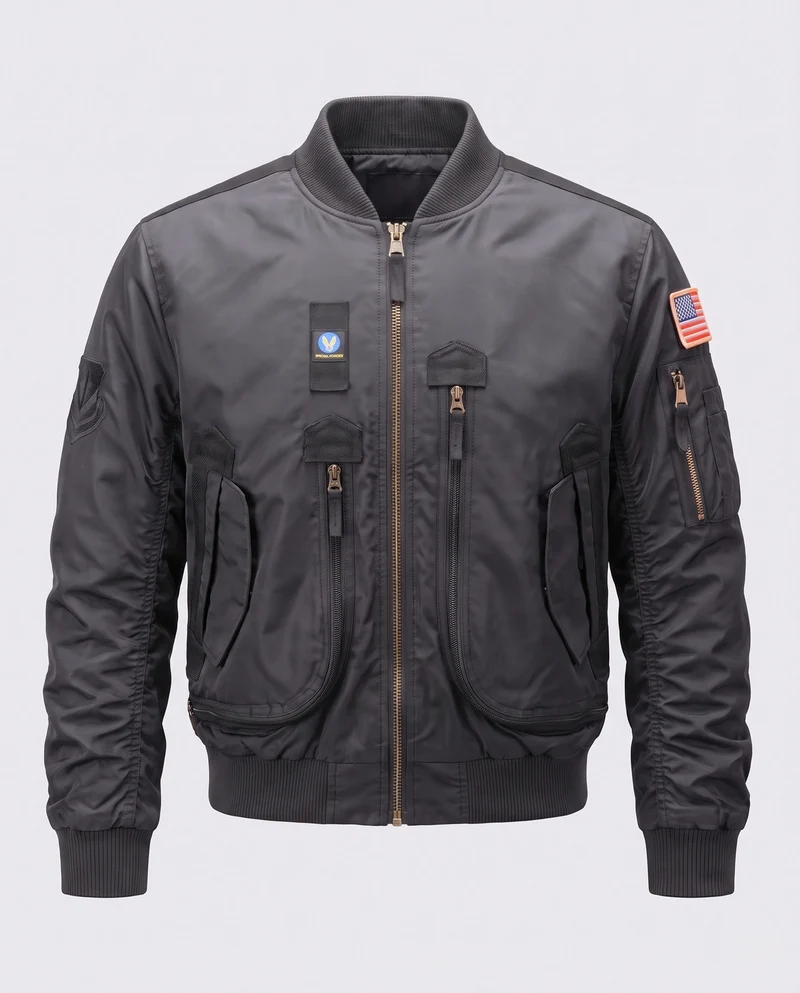 Herren Sportliche Bomberjacke Drune 1787796687