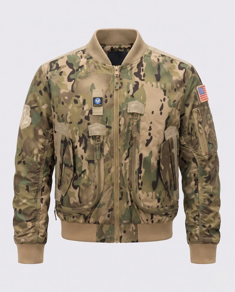 Herren Sportliche Bomberjacke Drune 1787796687