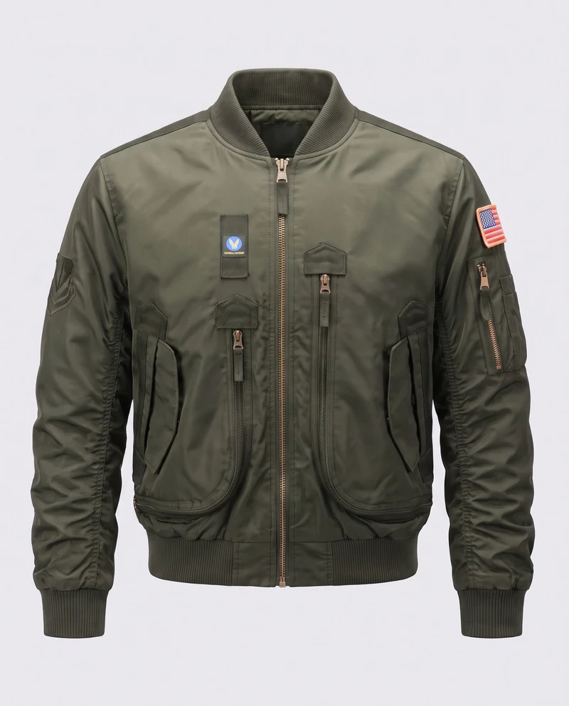 Herren Sportliche Bomberjacke Drune 1787796687