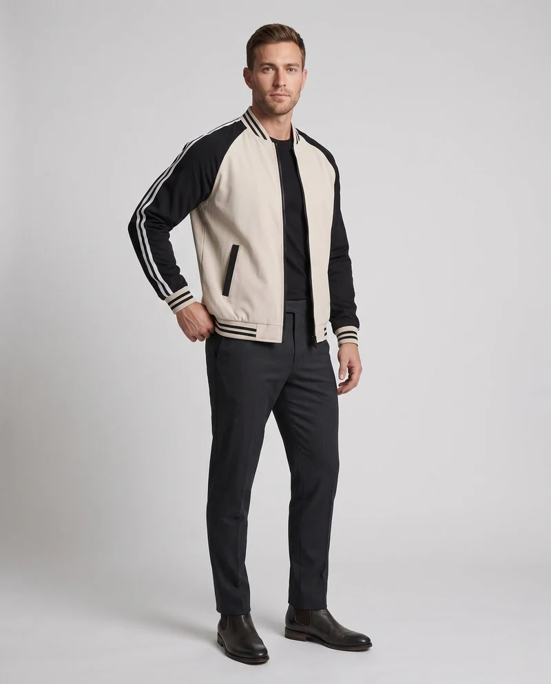 Herren Sport-Bomberjacke mit hochwertigem Innenfutter Drune
