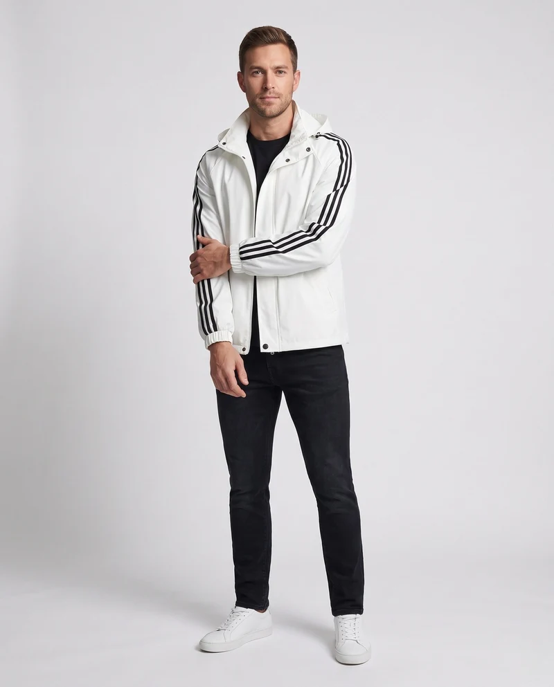 Sportliche funktionale Herrenjacke mit Kapuze Drune