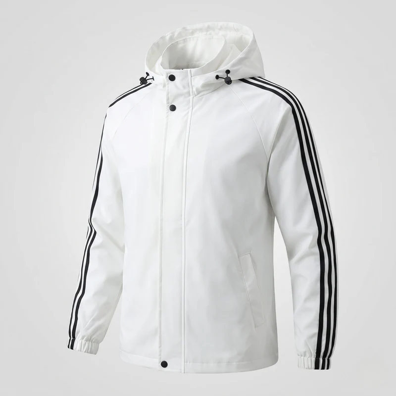 Sportliche funktionale Herrenjacke mit Kapuze Drune