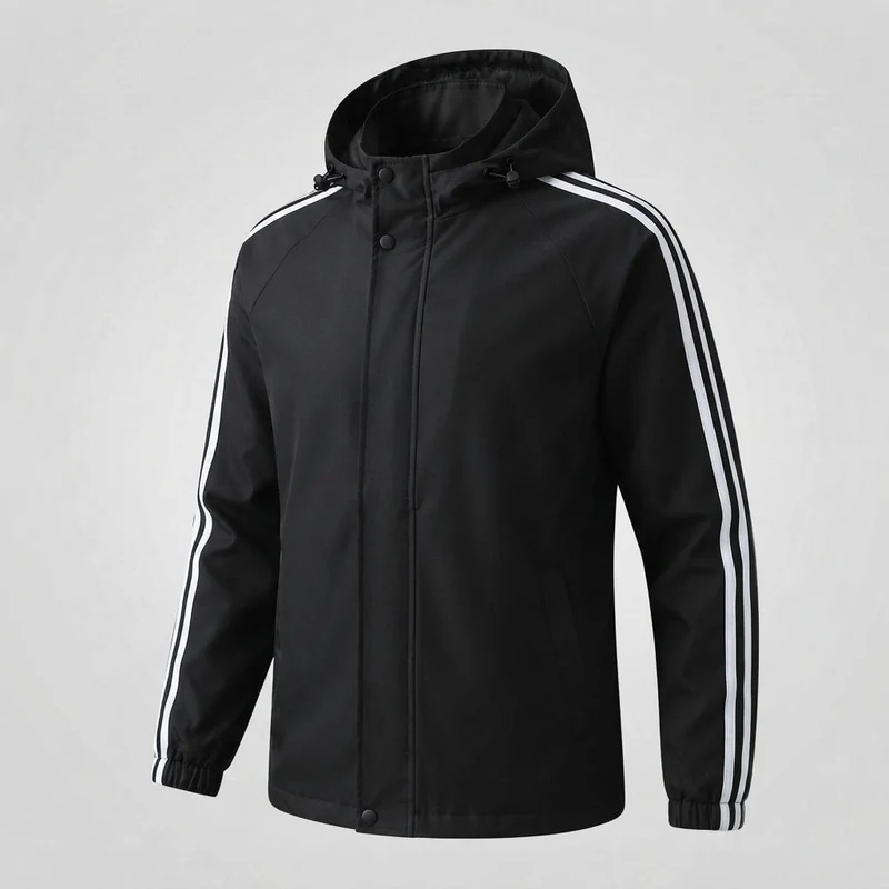 Sportliche funktionale Herrenjacke mit Kapuze Drune