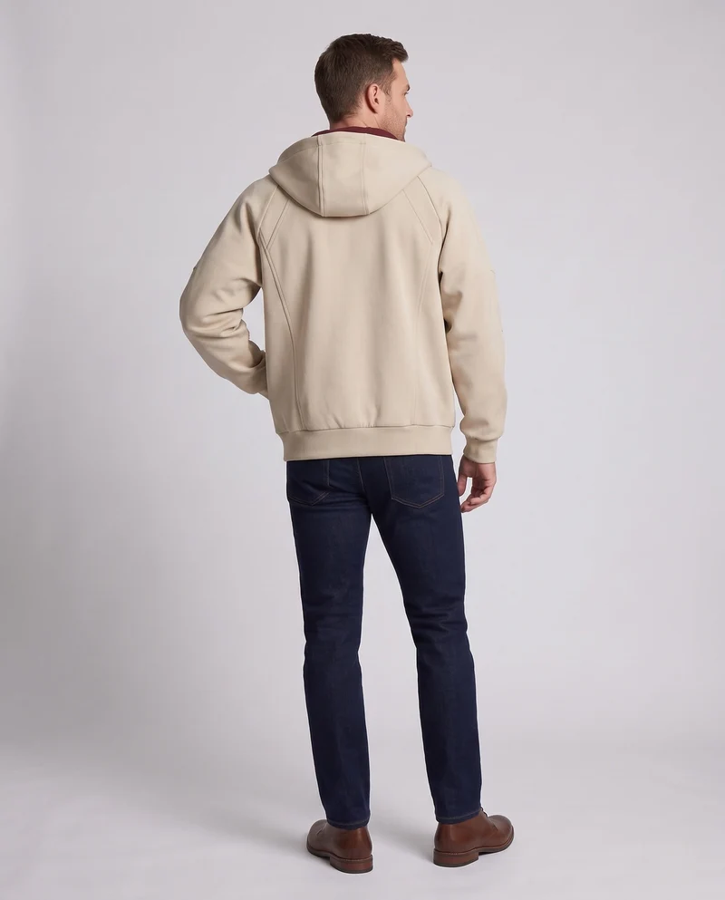 Herren Sportlicher Hoodie Jacke Drune