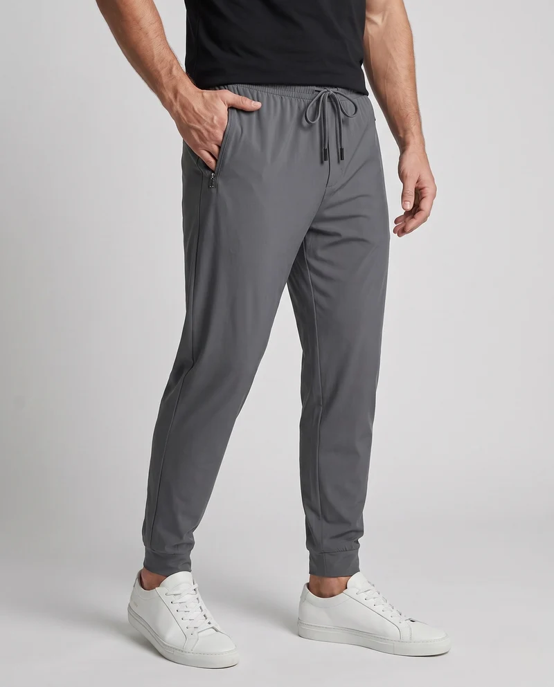 Herren Sport Jogginghose mit seitlichem Reißverschluss Drune