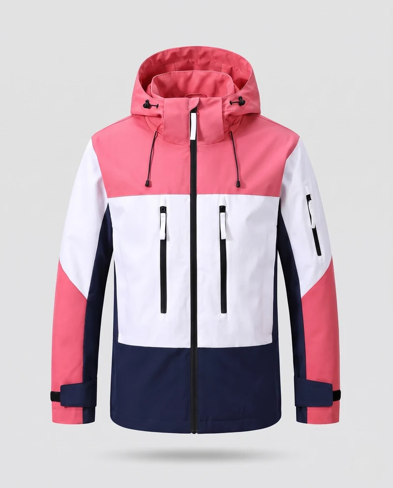 Herren Sport Outdoor Jacke mit verstellbarem Kapuzen Design Drune