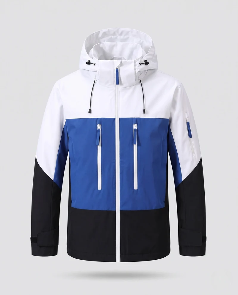 Herren Sport Outdoor Jacke mit verstellbarem Kapuzen Design Drune