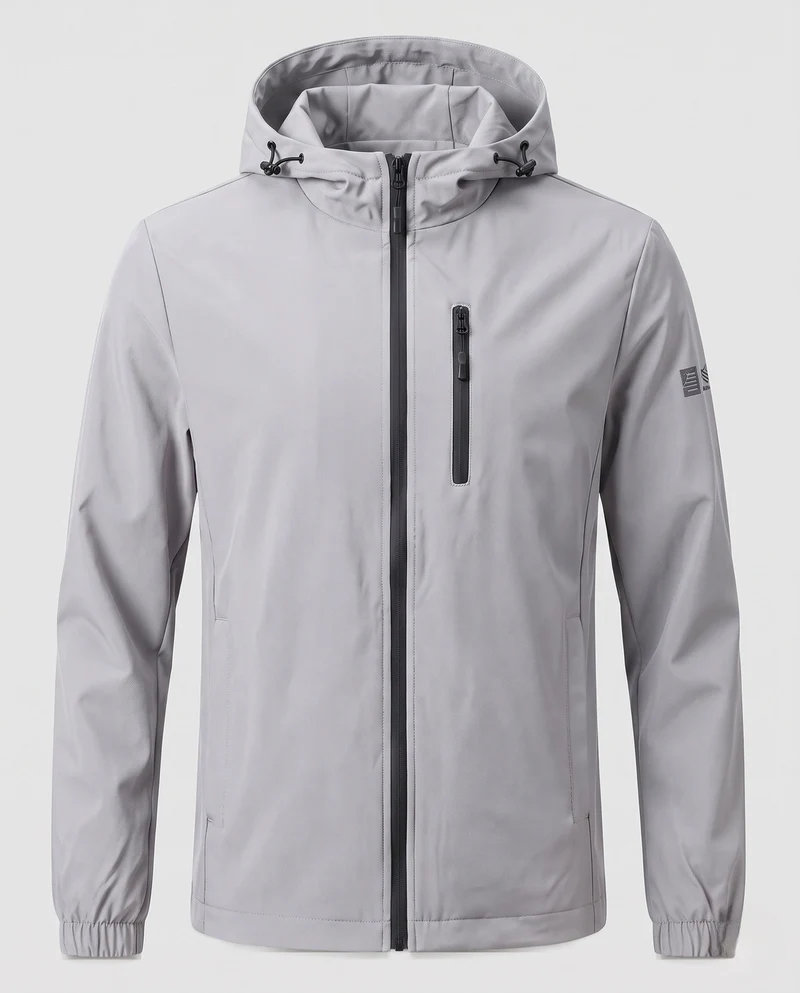 Männliche sportliche Trainingsjacke mit passender Jogginghose Drune