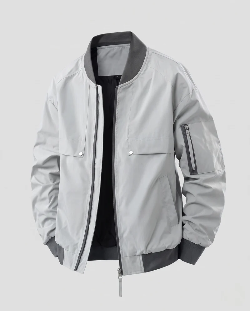 Sportliche Übergangsjacke für Herren mit modischen Details Drune