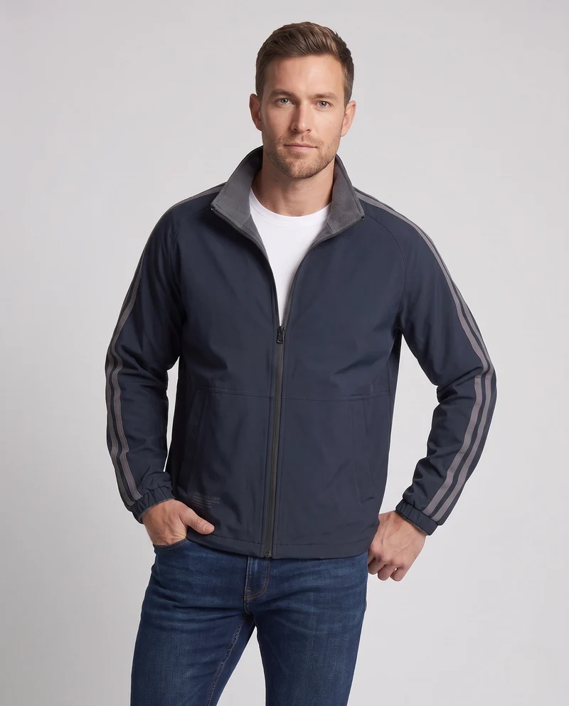 Männermode Übergangsjacke sportlich mit praktischen Taschen Drune