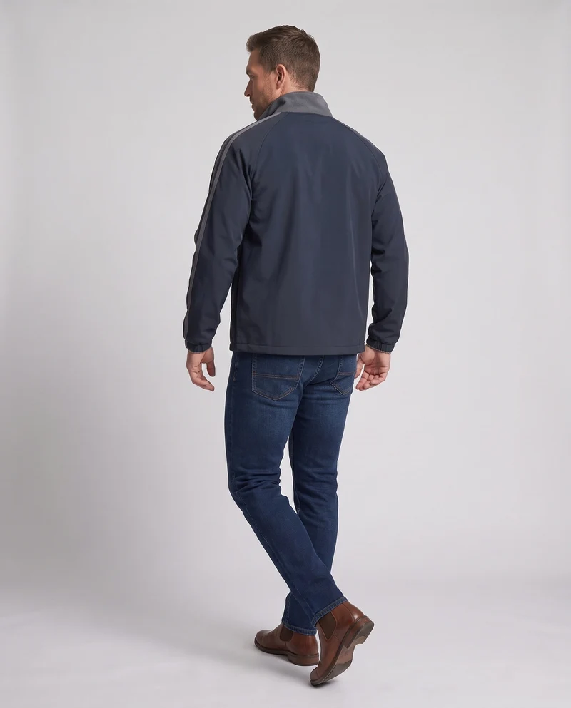 Männermode Übergangsjacke sportlich mit praktischen Taschen Drune