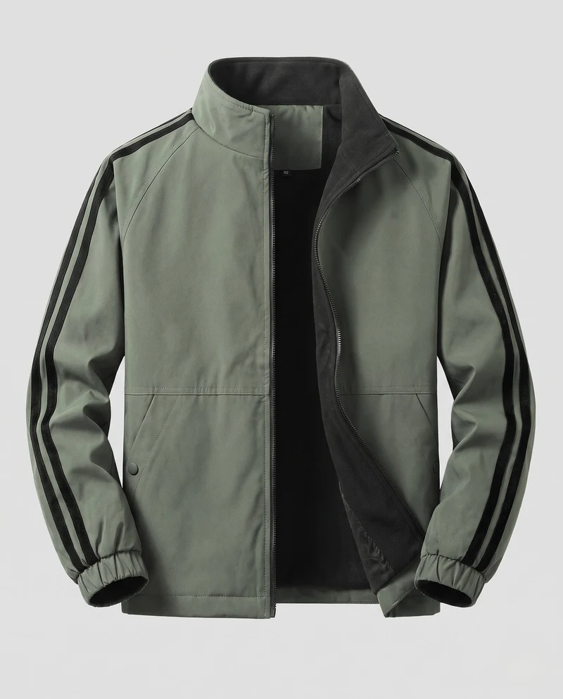 Männermode Übergangsjacke sportlich mit praktischen Taschen Drune