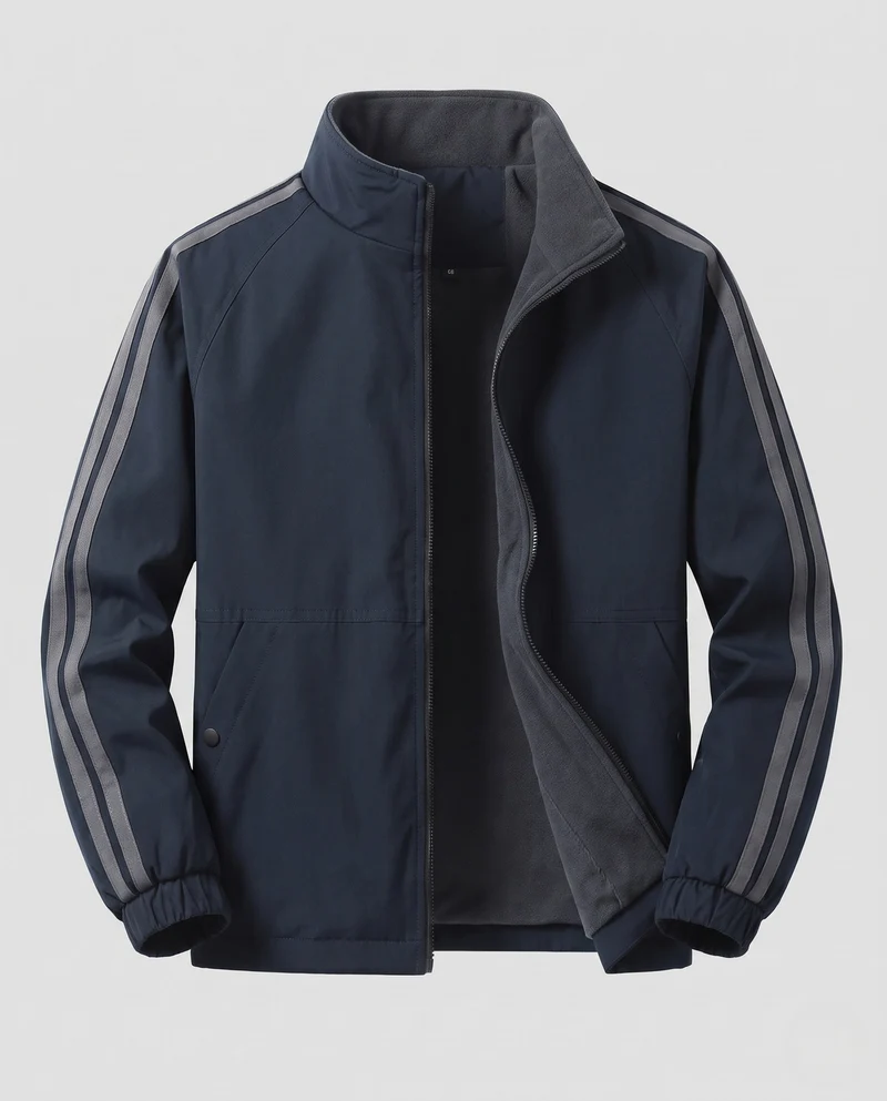 Männermode Übergangsjacke sportlich mit praktischen Taschen Drune