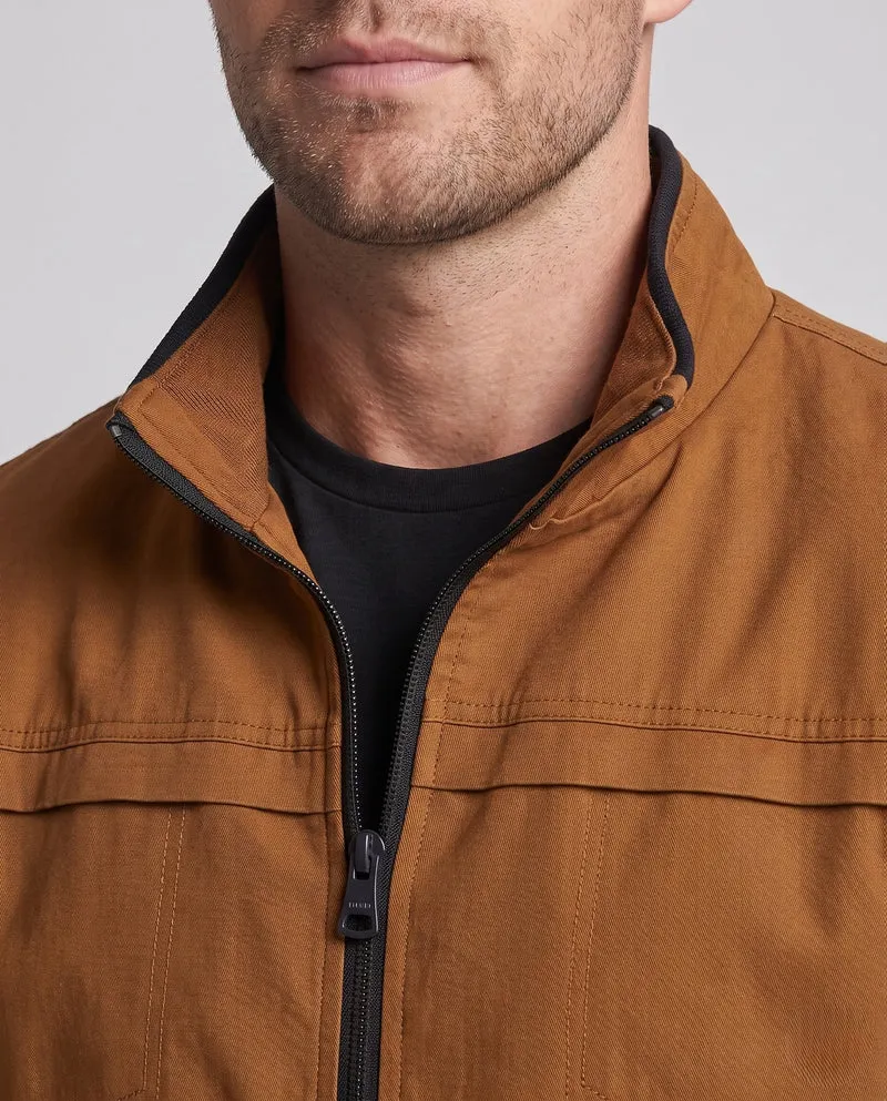 Männer Sportliche Übergangsjacke mit Reißverschluss Drune
